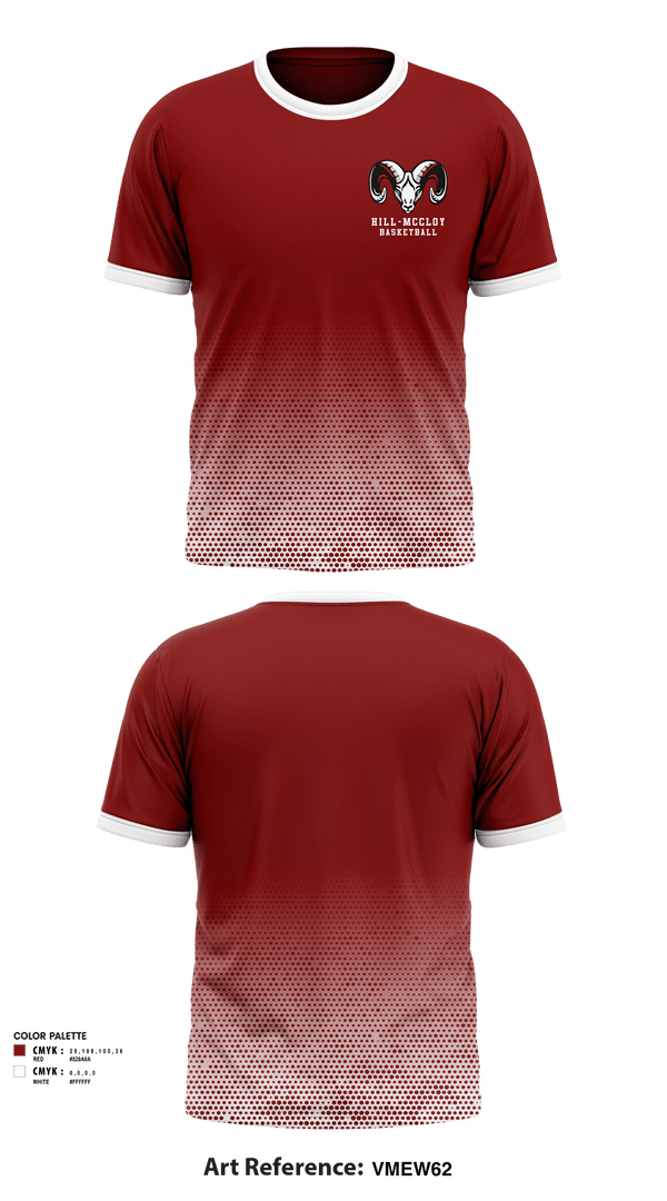 Short Sleeve Performance Shirt, Hill-McCloy High School Basketball, Men's Basketball, Teamtime, Team time, sublimation, custom sports apparel, team uniforms, spirit wear, spiritwear, sports uniforms, custom shirts, team store, custom team store, fundraiser sports, apparel fundraiser