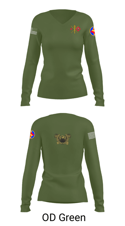 142 FA BDE Warrants 90151775 Women's Long Sleeve V-neck Shirt - 40