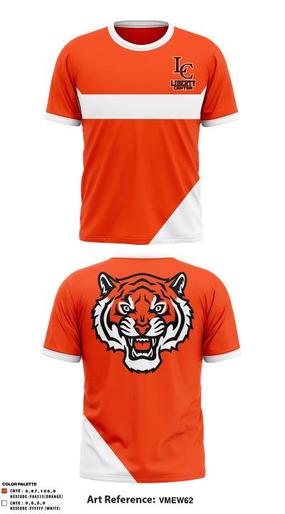 Liberty Center Middle School 17702525 Short Sleeve Performance Shirt - 1