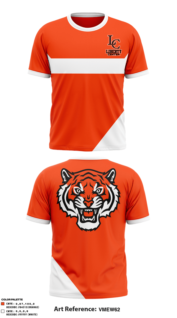 Short Sleeve Performance Shirt, Liberty Center Middle School, Spirit Store, Teamtime, Team time, sublimation, custom sports apparel, team uniforms, spirit wear, spiritwear, sports uniforms, custom shirts, team store, custom team store, fundraiser sports, apparel fundraiser