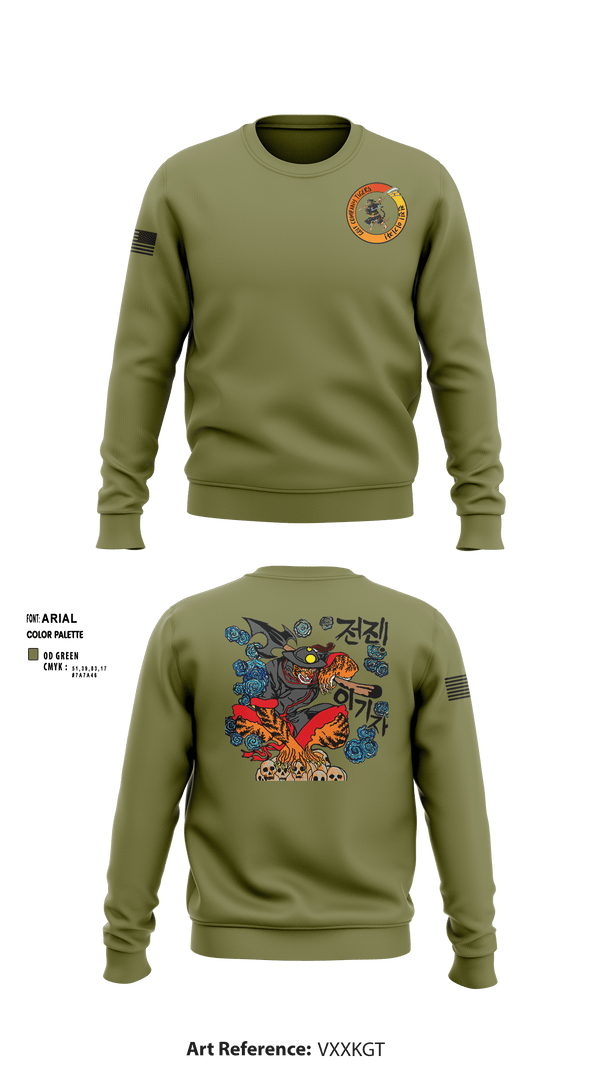 Crew Neck Sweatshirt, , Army, Teamtime, Team time, sublimation, custom sports apparel, team uniforms, spirit wear, spiritwear, sports uniforms, custom shirts, team store, custom team store, fundraiser sports, apparel fundraiser