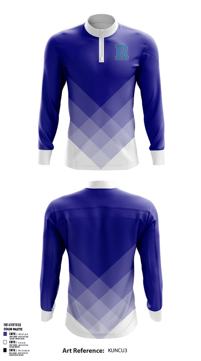 Rochester High School 55192762 Quarter Zip Jacket - 1