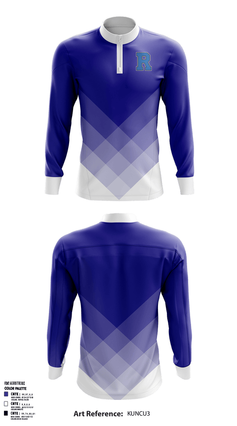 Quarter Zip Jacket, Rochester High School, Spirit Store, Teamtime, Team time, sublimation, custom sports apparel, team uniforms, spirit wear, spiritwear, sports uniforms, custom shirts, team store, custom team store, fundraiser sports, apparel fundraiser