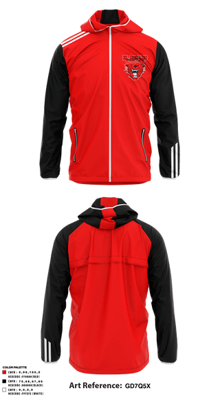 Windbreaker, El Dorado High School Wrestling, Wrestling, Teamtime, Team time, sublimation, custom sports apparel, team uniforms, spirit wear, spiritwear, sports uniforms, custom shirts, team store, custom team store, fundraiser sports, apparel fundraiser