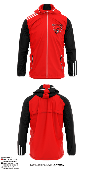 El Dorado High School Wrestling 31445016 Windbreaker - 1