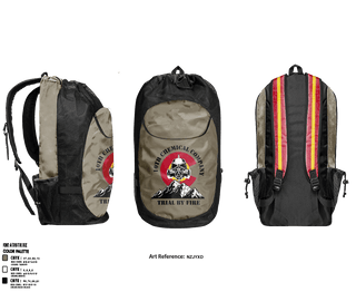 Gear Bag, 10th Chemical Company, , Teamtime, Team time, sublimation, custom sports apparel, team uniforms, spirit wear, spiritwear, sports uniforms, custom shirts, team store, custom team store, fundraiser sports, apparel fundraiser