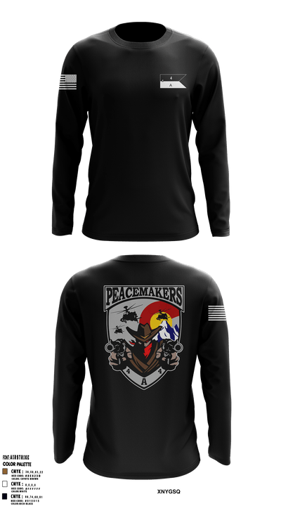 4-4 Attack Battalion 63788655 Long Sleeve Performance Shirt - 4