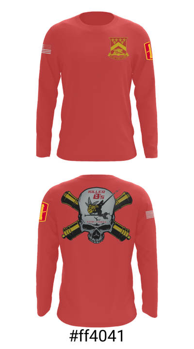 Bravo BTRY 1/103d FAR 8841781 Long Sleeve Performance Shirt - 3