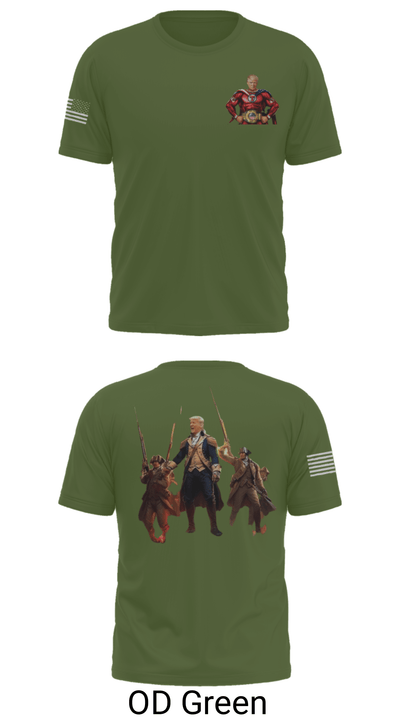 6th BEB Elk Forward  Support Company 17164006 Short Sleeve Performance Shirt - 34