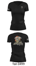 3DTB 21481921 Women's Short Sleeve V-neck Shirt - 22
