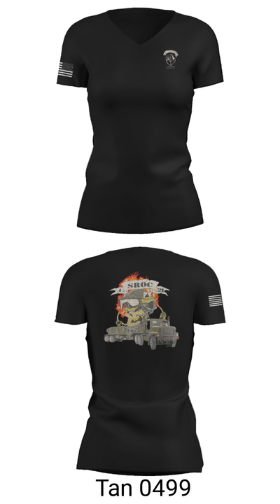 3DTB 21481921 Women's Short Sleeve V-neck Shirt - 22