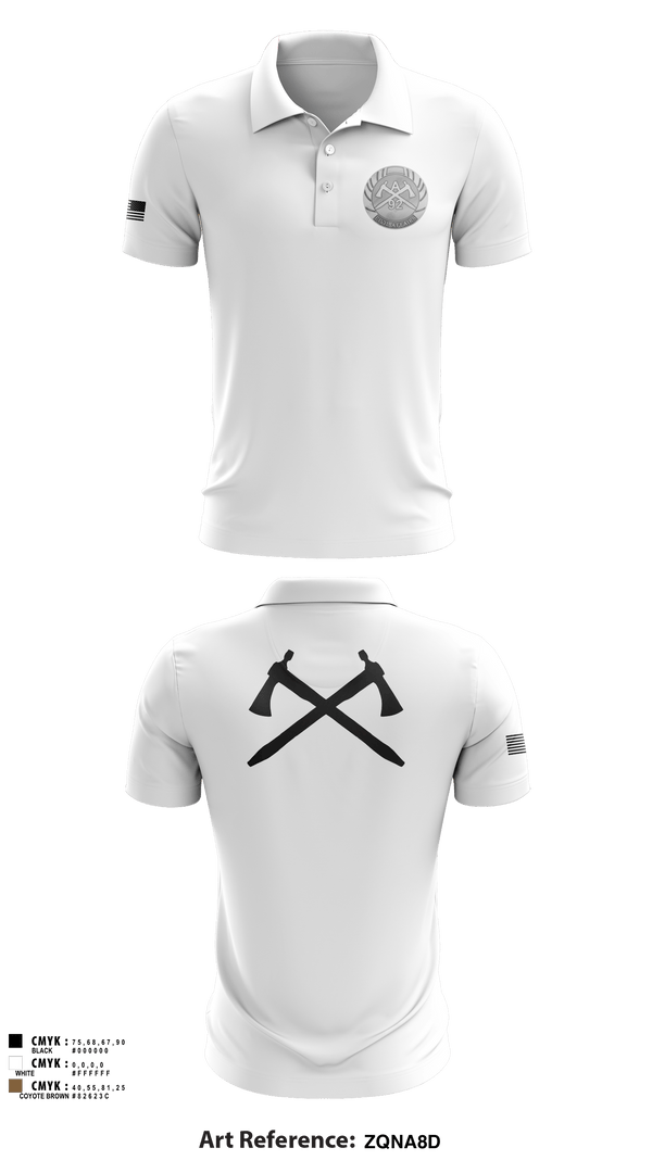 Short Sleeve Performance Polo, A/92 ÇA, Army, Teamtime, Team time, sublimation, custom sports apparel, team uniforms, spirit wear, spiritwear, sports uniforms, custom shirts, team store, custom team store, fundraiser sports, apparel fundraiser