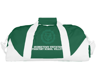 Duffle Bag, Georgetown Visitation Preparatory School Volleyball, Men's Volleyball, Teamtime, Team time, sublimation, custom sports apparel, team uniforms, spirit wear, spiritwear, sports uniforms, custom shirts, team store, custom team store, fundraiser sports, apparel fundraiser