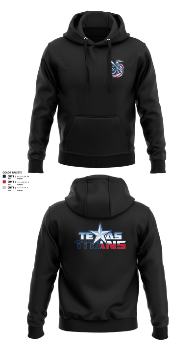 Texas Titans Youth Football 17189264 Hoodie - 3