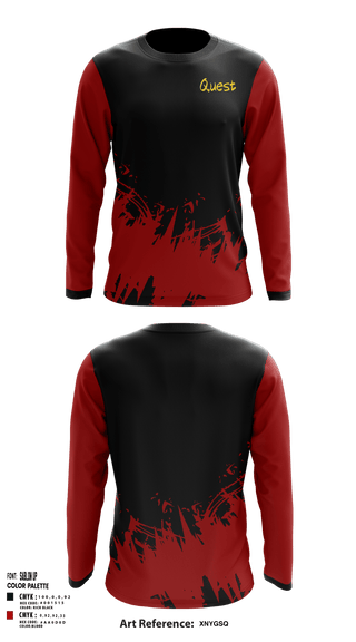 Long Sleeve Performance Shirt, Quest, , Teamtime, Team time, sublimation, custom sports apparel, team uniforms, spirit wear, spiritwear, sports uniforms, custom shirts, team store, custom team store, fundraiser sports, apparel fundraiser