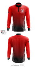 Clearwater Valley High School Basketball 63882116 Quarter Zip Jacket - 1