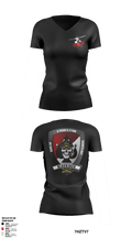 B Troop, 3-17 Cav 24452790 Women's Short Sleeve V-neck Shirt - 2