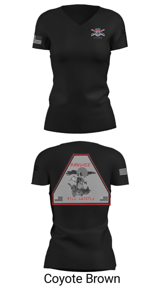 Women's Short Sleeve Vneck Shirt, , Army, Teamtime, Team time, sublimation, custom sports apparel, team uniforms, spirit wear, spiritwear, sports uniforms, custom shirts, team store, custom team store, fundraiser sports, apparel fundraiser