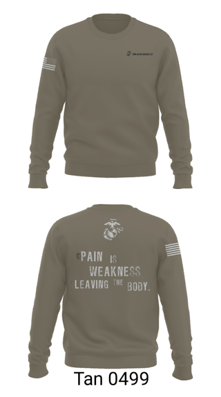 Crew Neck Sweatshirt, , Marines, Teamtime, Team time, sublimation, custom sports apparel, team uniforms, spirit wear, spiritwear, sports uniforms, custom shirts, team store, custom team store, fundraiser sports, apparel fundraiser