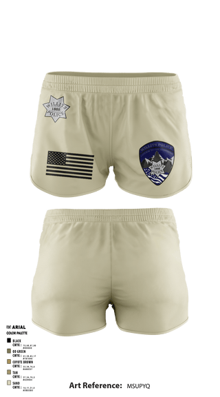 Ranger Panties, Willits Little Lake JRTF, Police, Teamtime, Team time, sublimation, custom sports apparel, team uniforms, spirit wear, spiritwear, sports uniforms, custom shirts, team store, custom team store, fundraiser sports, apparel fundraiser