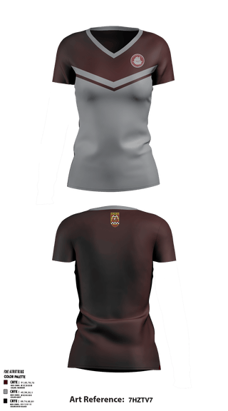 Women's Short Sleeve Vneck Shirt, St Francis Xavier Catholic School, Spirit Store, Teamtime, Team time, sublimation, custom sports apparel, team uniforms, spirit wear, spiritwear, sports uniforms, custom shirts, team store, custom team store, fundraiser sports, apparel fundraiser