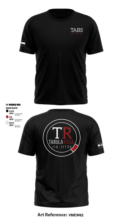 Tabula Rasa Brazilian Jiu-Jitsu 7271775 Short Sleeve Performance Shirt - 1