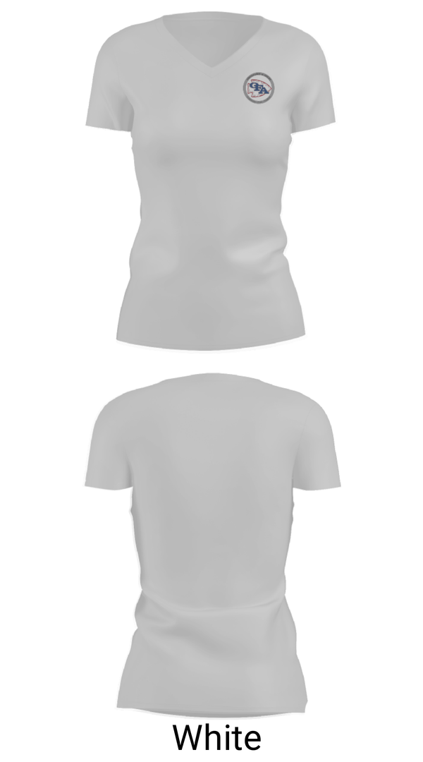 Women's Short Sleeve Vneck Shirt, Owego Free Academy Football, Football, Teamtime, Team time, sublimation, custom sports apparel, team uniforms, spirit wear, spiritwear, sports uniforms, custom shirts, team store, custom team store, fundraiser sports, apparel fundraiser