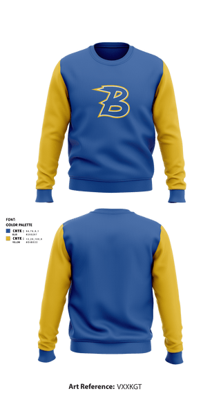Crew Neck Sweatshirt, Bonduel Youth Softball League, Softball, Teamtime, Team time, sublimation, custom sports apparel, team uniforms, spirit wear, spiritwear, sports uniforms, custom shirts, team store, custom team store, fundraiser sports, apparel fundraiser