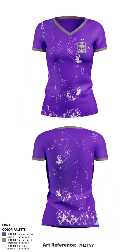 Women's Short Sleeve Vneck Shirt, Young Men's Leadership Academy, Spirit Store, Teamtime, Team time, sublimation, custom sports apparel, team uniforms, spirit wear, spiritwear, sports uniforms, custom shirts, team store, custom team store, fundraiser sports, apparel fundraiser