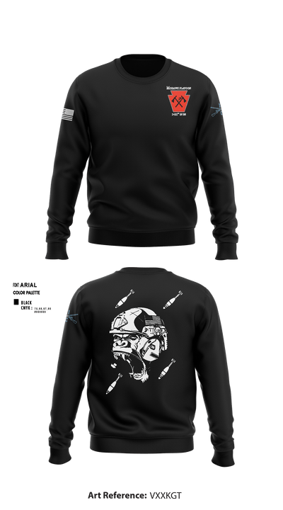 1-111th IN BN 37171288 Crew Neck Sweatshirt - 1