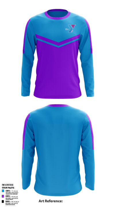 Greenwood Family Ymca 15435325 Long Sleeve Performance Shirt - 1