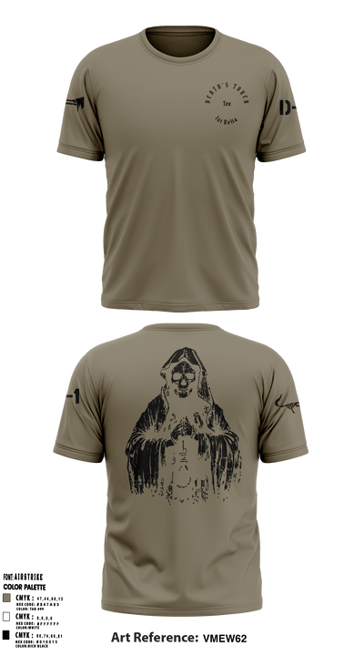 Death's Touch Tex 51753368 Short Sleeve Performance Shirt - 15