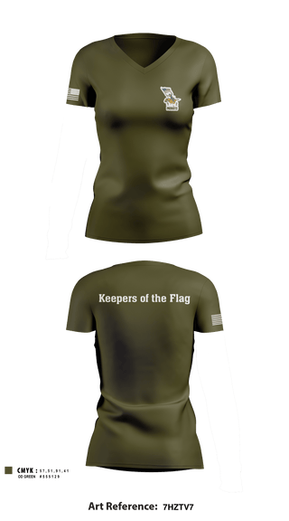 Women's Short Sleeve Vneck Shirt, , Army, Teamtime, Team time, sublimation, custom sports apparel, team uniforms, spirit wear, spiritwear, sports uniforms, custom shirts, team store, custom team store, fundraiser sports, apparel fundraiser