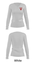 Vinemont High School Cross Country 49029122 Women's Long Sleeve V-neck Shirt - 27