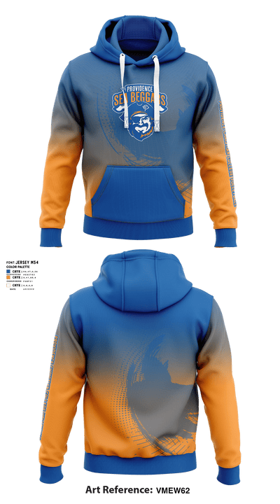 Providence Christian College Volleyball 93671095 Hoodie - 1