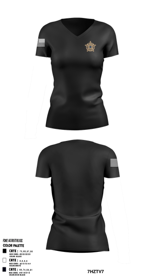 Women's Short Sleeve Vneck Shirt, , Police, Teamtime, Team time, sublimation, custom sports apparel, team uniforms, spirit wear, spiritwear, sports uniforms, custom shirts, team store, custom team store, fundraiser sports, apparel fundraiser