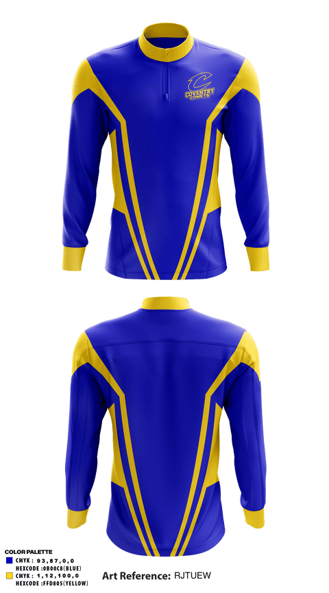 Quarter Zip Jacket, Coventry Comets Wrestling, Wrestling, Teamtime, Team time, sublimation, custom sports apparel, team uniforms, spirit wear, spiritwear, sports uniforms, custom shirts, team store, custom team store, fundraiser sports, apparel fundraiser