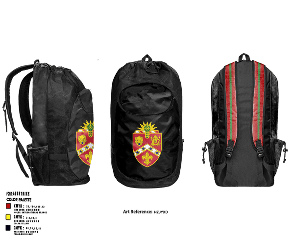 Gear Bag, HHB 3rd Battalion, 3rd Field Artillery, , Teamtime, Team time, sublimation, custom sports apparel, team uniforms, spirit wear, spiritwear, sports uniforms, custom shirts, team store, custom team store, fundraiser sports, apparel fundraiser