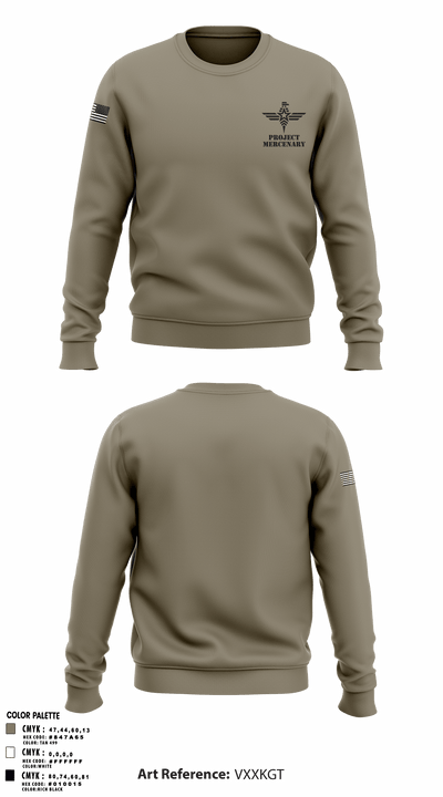 Project Mercenary 17044884 Crew Neck Sweatshirt - 1