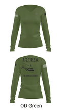 San Diego County Sheriff ASTREA 4789154 Women's Long Sleeve V-neck Shirt - 40