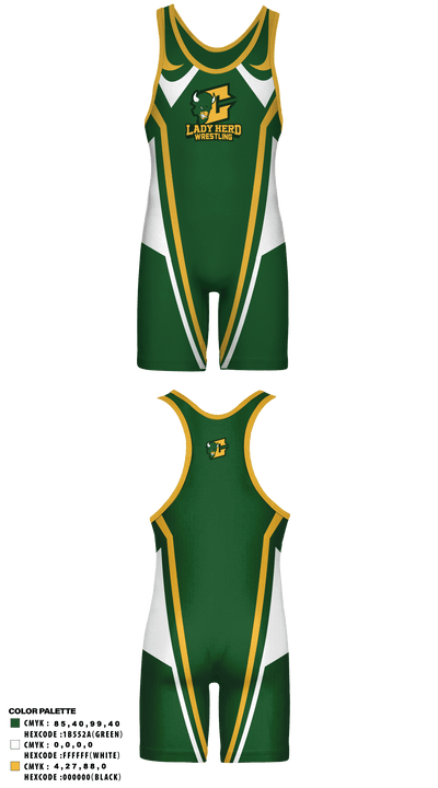 Carlisle High School Wrestling 5191050 Wrestling Singlet - 3