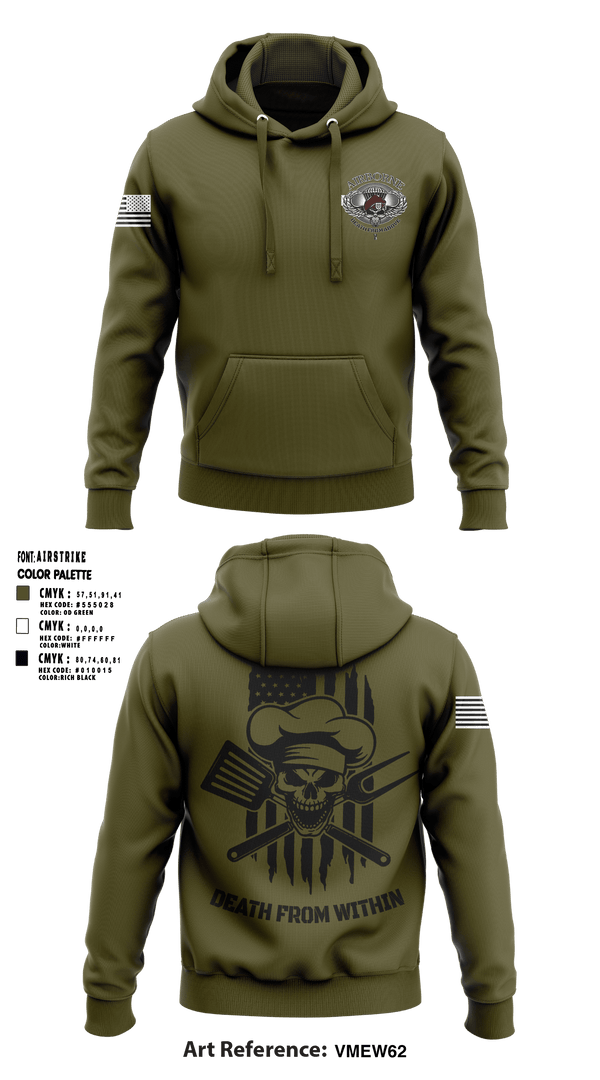 Hoodie, , Army, Teamtime, Team time, sublimation, custom sports apparel, team uniforms, spirit wear, spiritwear, sports uniforms, custom shirts, team store, custom team store, fundraiser sports, apparel fundraiser