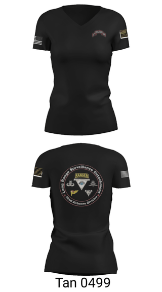 Women's Short Sleeve Vneck Shirt, , Army, Teamtime, Team time, sublimation, custom sports apparel, team uniforms, spirit wear, spiritwear, sports uniforms, custom shirts, team store, custom team store, fundraiser sports, apparel fundraiser