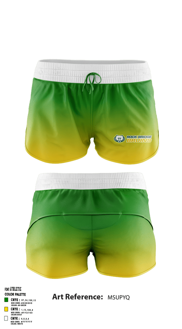 Women's Shorts, Rock Bridge High School Tennis, Tennis, Teamtime, Team time, sublimation, custom sports apparel, team uniforms, spirit wear, spiritwear, sports uniforms, custom shirts, team store, custom team store, fundraiser sports, apparel fundraiser