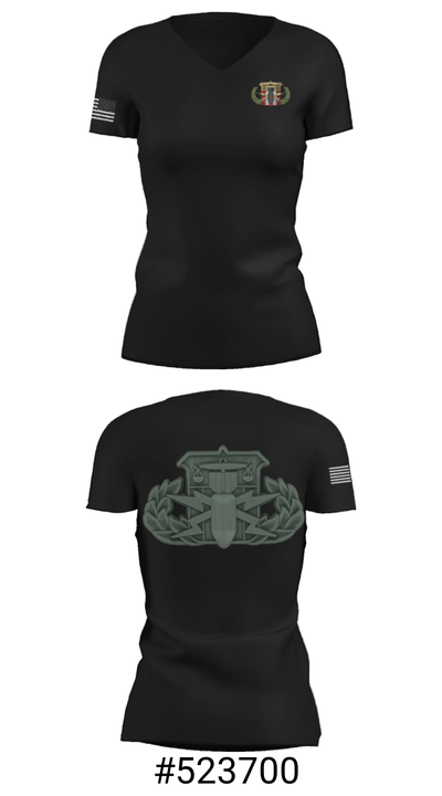 Scranton Police Hazardous Device and Explosives Unit 46481870 Women's Short Sleeve V-neck Shirt - 19