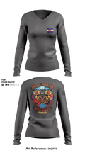 TERRACOTTA WILDLAND CREW 59814356 Women's Long Sleeve V-neck Shirt - 3