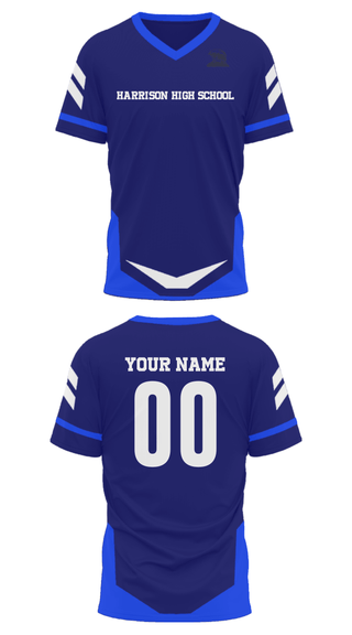 Mens Soccer Jersey, Harrison High School, Spirit Store, Teamtime, Team time, sublimation, custom sports apparel, team uniforms, spirit wear, spiritwear, sports uniforms, custom shirts, team store, custom team store, fundraiser sports, apparel fundraiser