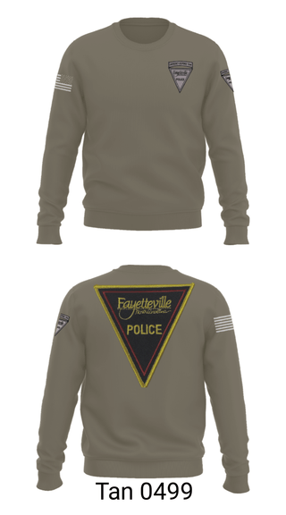 Crew Neck Sweatshirt, , Police, Teamtime, Team time, sublimation, custom sports apparel, team uniforms, spirit wear, spiritwear, sports uniforms, custom shirts, team store, custom team store, fundraiser sports, apparel fundraiser
