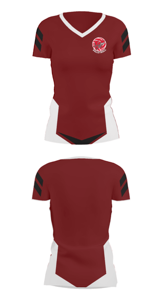 Women's Short Sleeve Vneck Shirt, Warrenton R-3 High School Volleyball, Men's Volleyball, Teamtime, Team time, sublimation, custom sports apparel, team uniforms, spirit wear, spiritwear, sports uniforms, custom shirts, team store, custom team store, fundraiser sports, apparel fundraiser