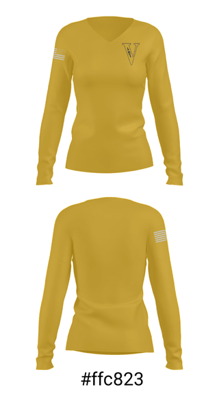 Women's Long Sleeve Vneck Shirt, St John Vianney High School, Spirit Store, Teamtime, Team time, sublimation, custom sports apparel, team uniforms, spirit wear, spiritwear, sports uniforms, custom shirts, team store, custom team store, fundraiser sports, apparel fundraiser
